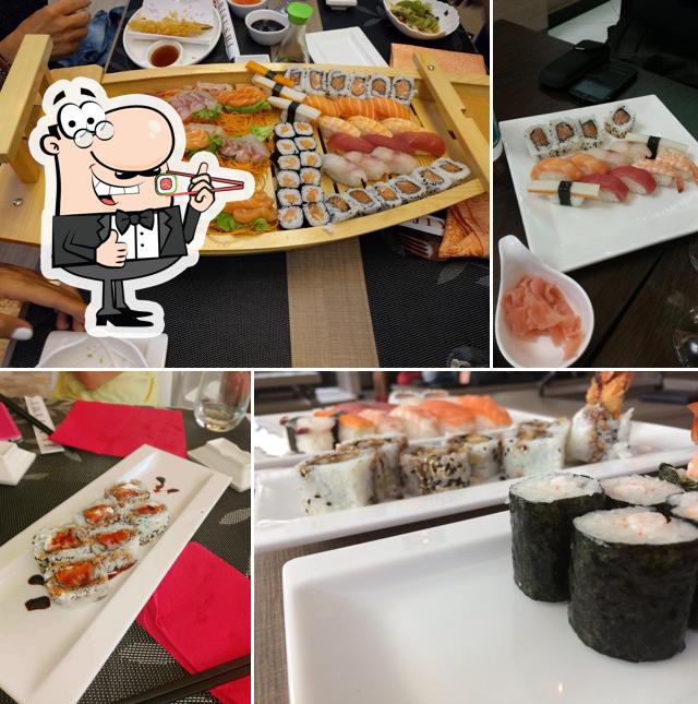 Scegli le diverse opzioni di sushi