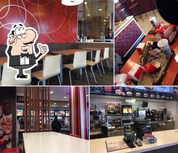 L'intérieur de McDonald's