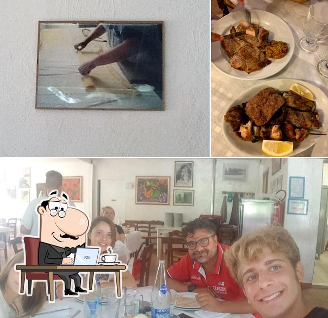 Gli interni di Trattoria Conerello
