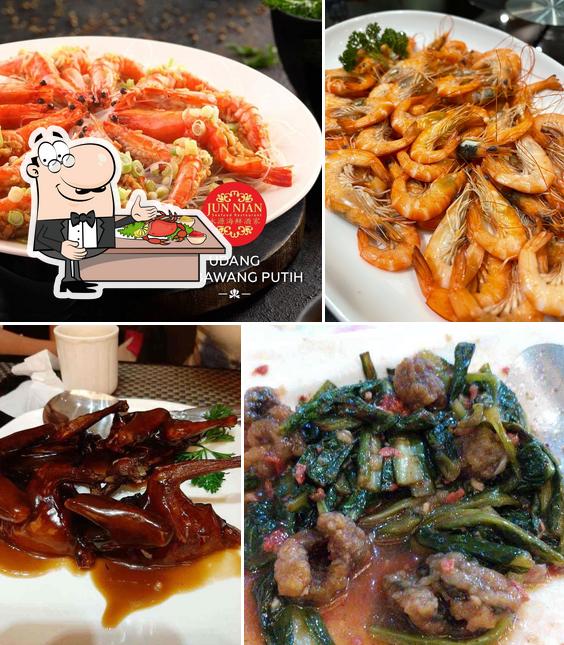 Order seafood at Jun Njan Restaurant