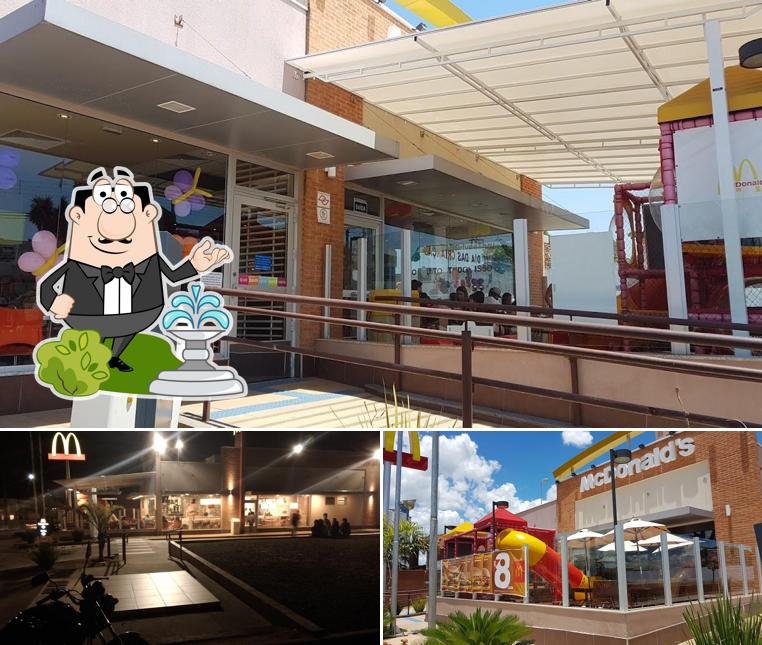 Veja imagens do exterior do McDonald's