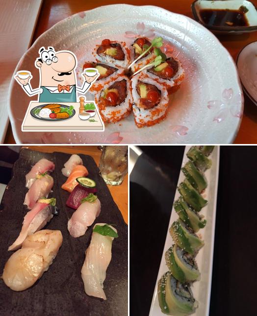 Comida en Okoze Sushi