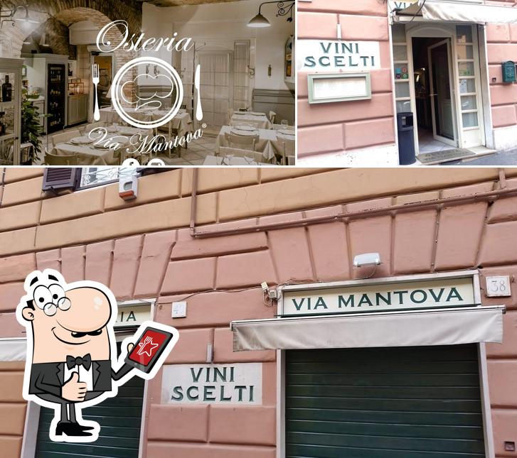 Look at this pic of Osteria Via Mantova