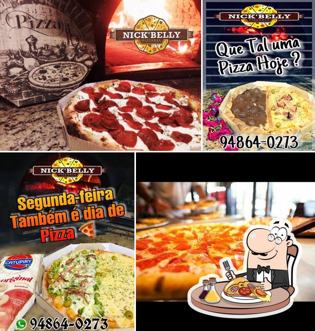 Experimente pizza no PIZZARIA NICK´BELLY