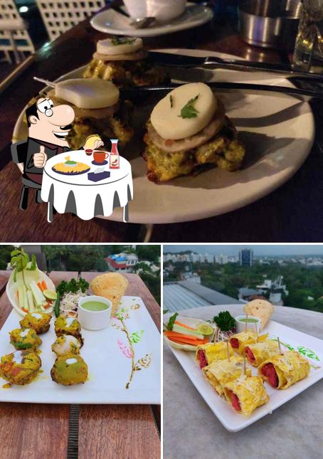 Try out a burger at SKYE - Rooftop by Eternia