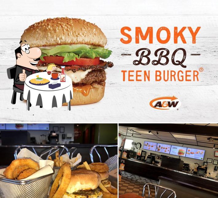 Essayez un hamburger à A&W Canada