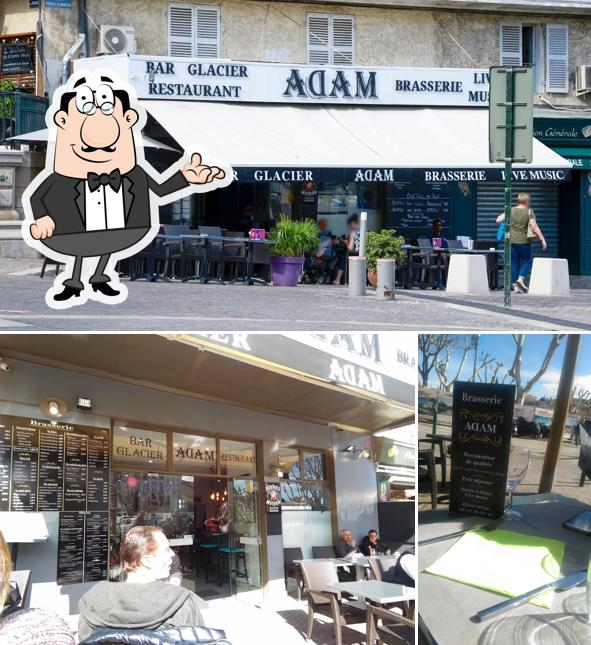 L'intérieur de Brasserie restaurant Adam