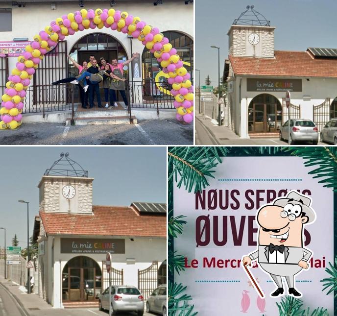 L'extérieur de la mie CÂLINE - Atelier "Pains & Restauration"