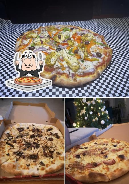 Order pizza at O'BUS Burger Pizza - A EMPORTER ET EN LIVRAISON LE SOIR