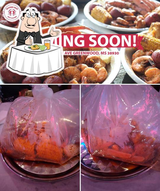 Seafood Crab Juicy Seafood in Greenwood Restaurant menu and reviews