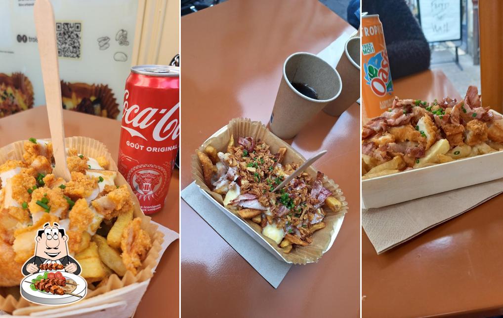 Poutine à Trois Frites Frites · Fraiches · Garnies