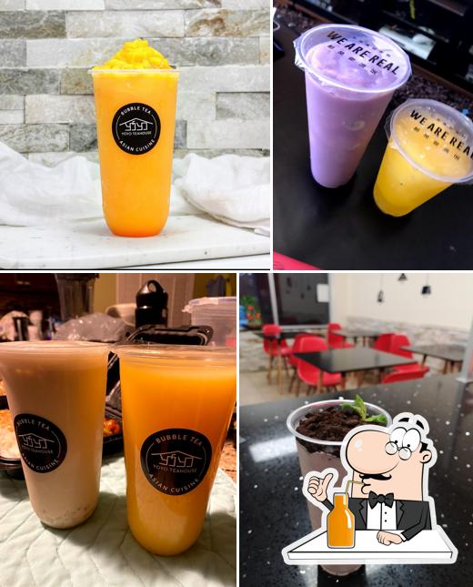 Enjoy a beverage at yoyo tea house