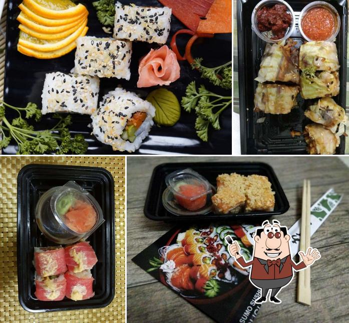 Food at Sumo Sushi
