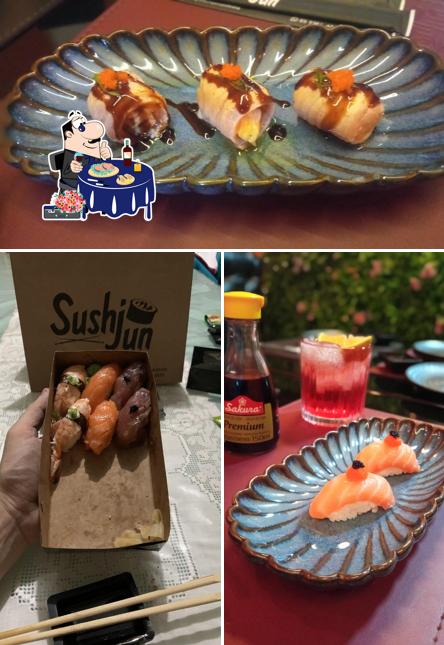 Sashimi em Sushi jun