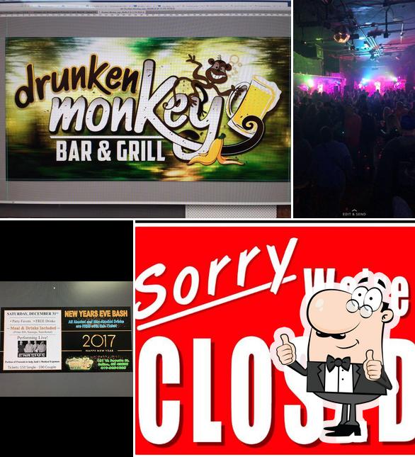 Here's a pic of Drunken Monkey Bar & Grill