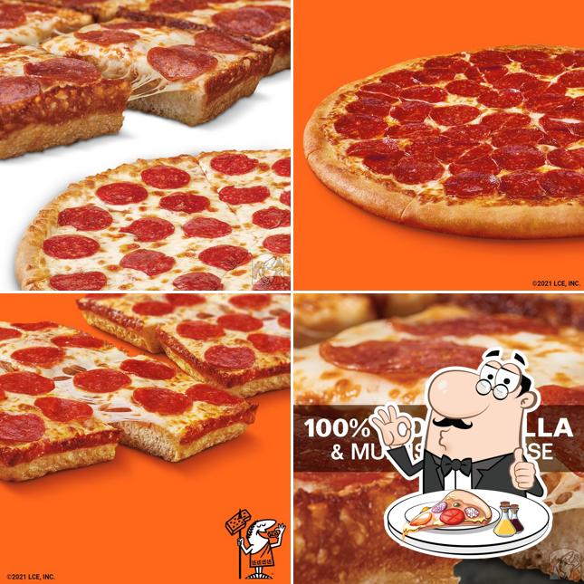 At Little Caesars Pizza, you can try pizza