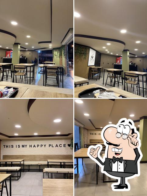 O interior do Gran Crepe