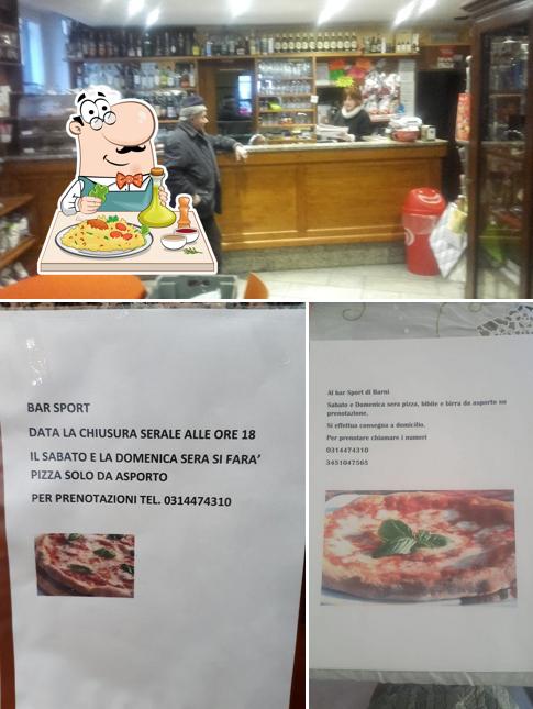 Dai un’occhiata alla immagine che presenta la cibo e bancone da bar di Pizzeria Bar Sport