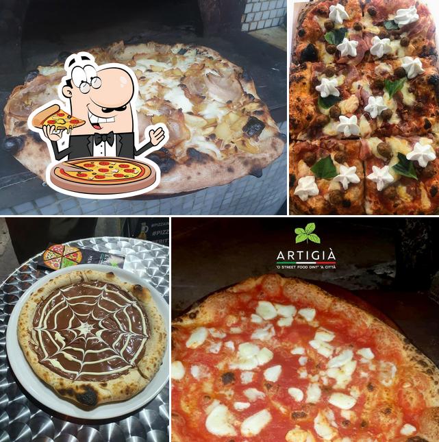 Prova una pizza a Artigia' pizzeria friggitoria takawey