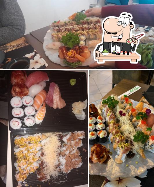 Ordina le varie opzioni di sushi