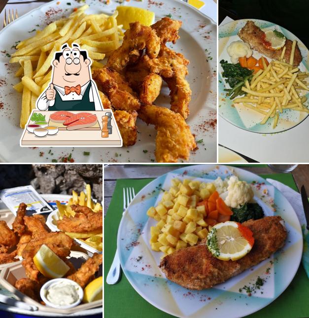 Fish and chips al Restaurant Eintracht