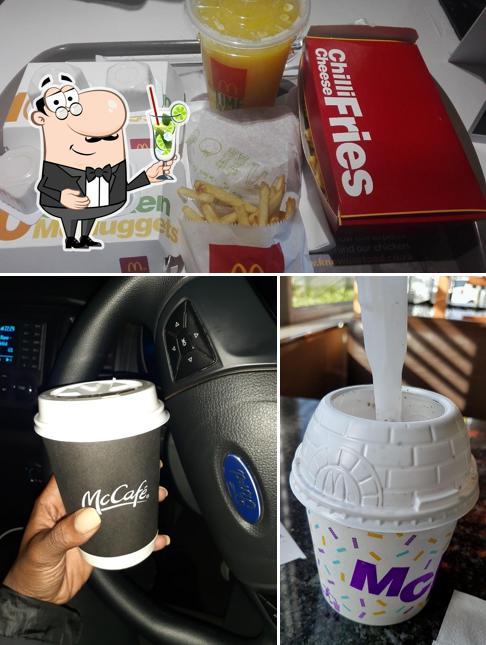 Profitez d'un verre à McDonald's Honeyridge Drive-Thru