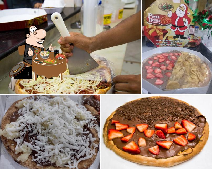 Comida em Pizza Heins