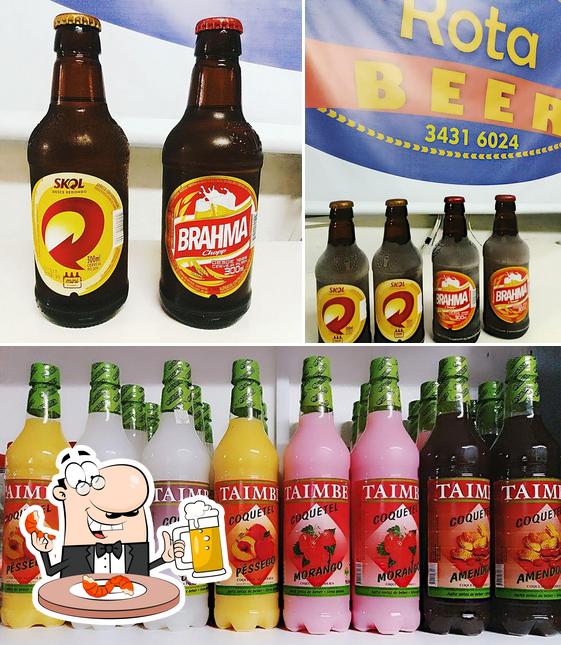 Você pode tomar uma tulipa de cerveja leve ou escura