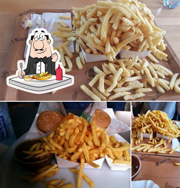 Vous pouvez prendre des frites en tant qu'accompagnement ou collation