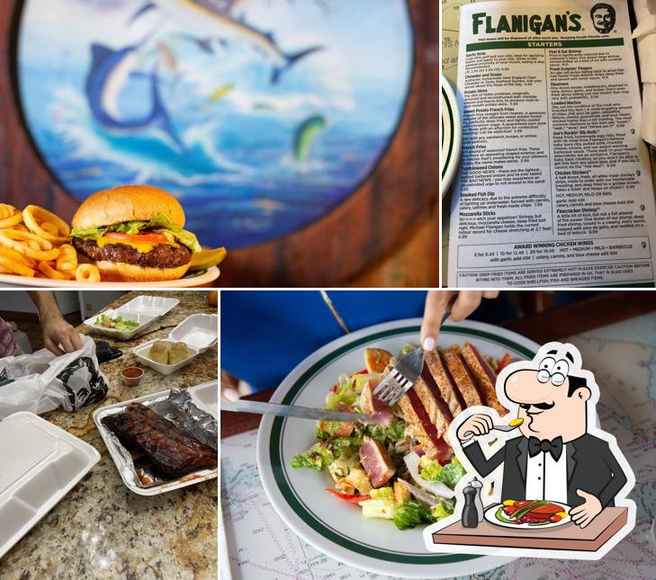 Comida en Flanigan's Seafood Bar and Grill
