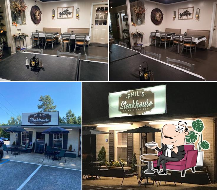 Phil's Steakhouse in Pacolet Restaurant menu and reviews