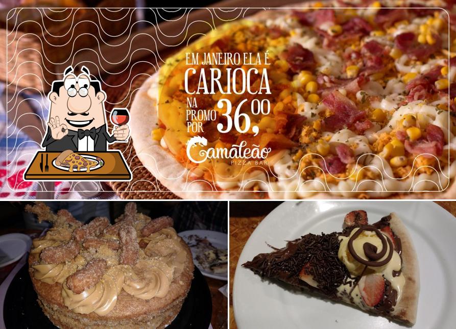 Peça pizza no Pizzaria Camaleão