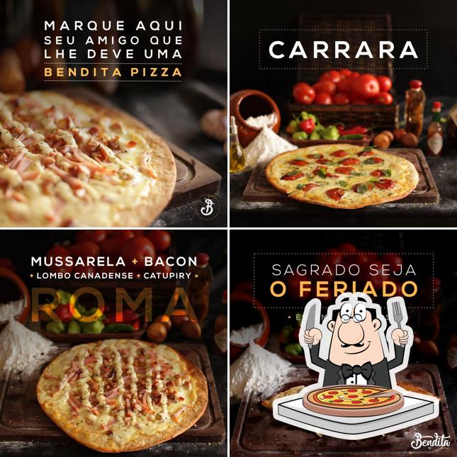 Peça diversos tipos de pizza