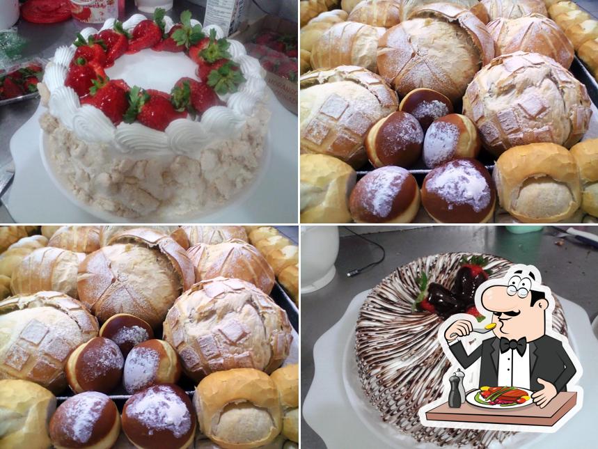 Comida em Panificadora e Confeitaria Pão Doce Pão