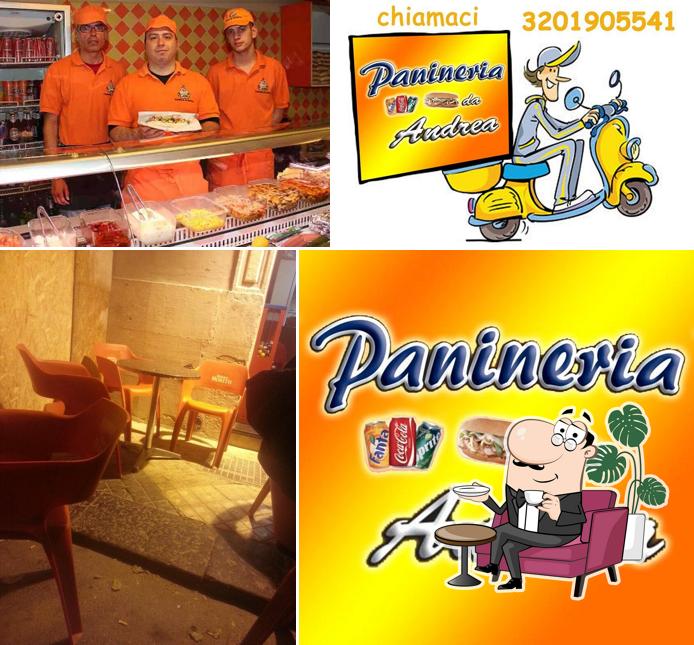 Gli interni di Panineria del Ponte