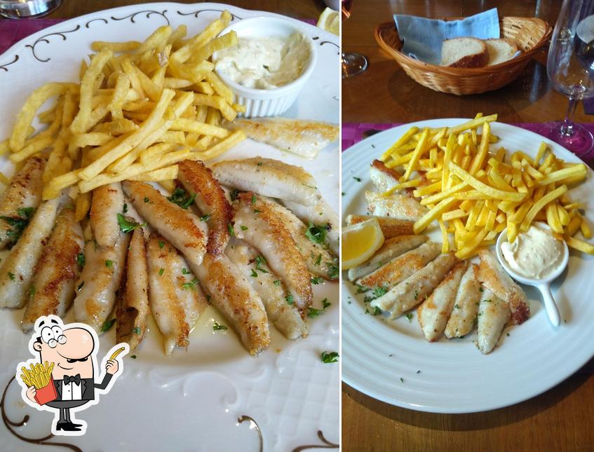 Prova a prendere un piatto di chips a Restaurant de l'Ecu Fédéral