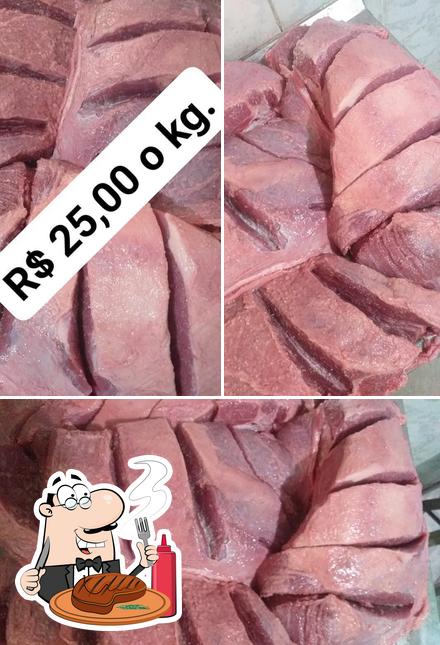 Peça pratos de carne no Assuero Almeida Barão