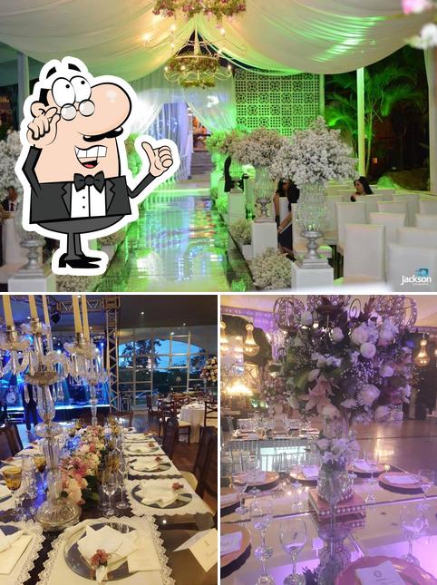 O interior do D & R Eventos