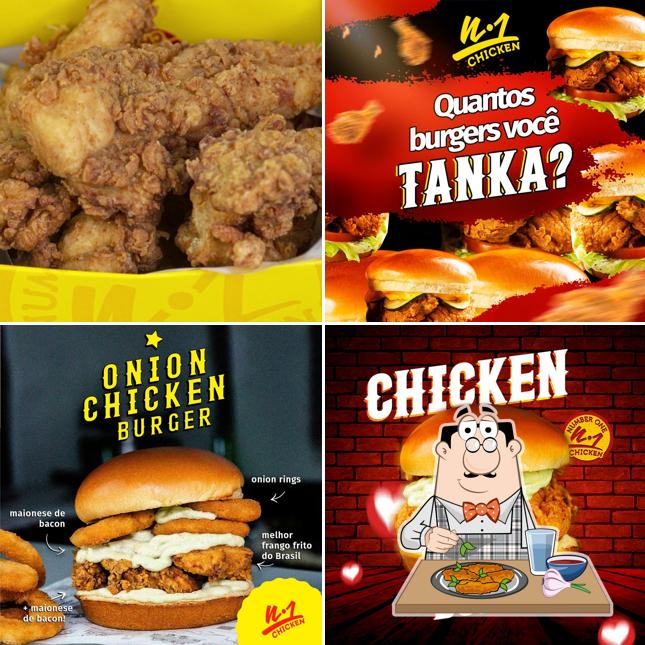 Asas de frango em Number One Chicken Araguari