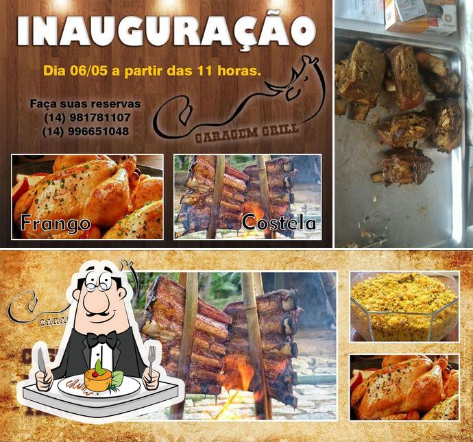 Comida em Garagem Grill