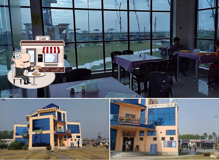 Check out the photo showing exterior and interior at Central Canteen