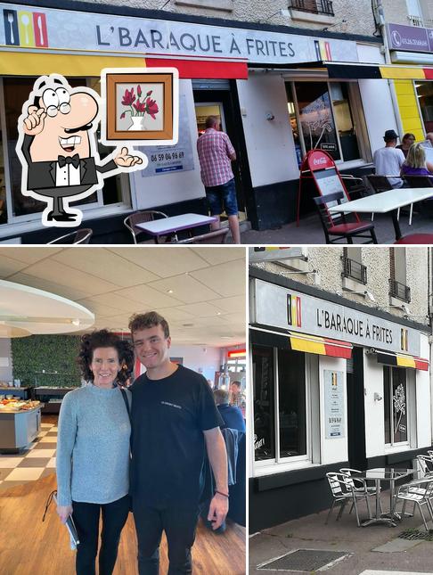 L'intérieur de l'Baraque a Frites