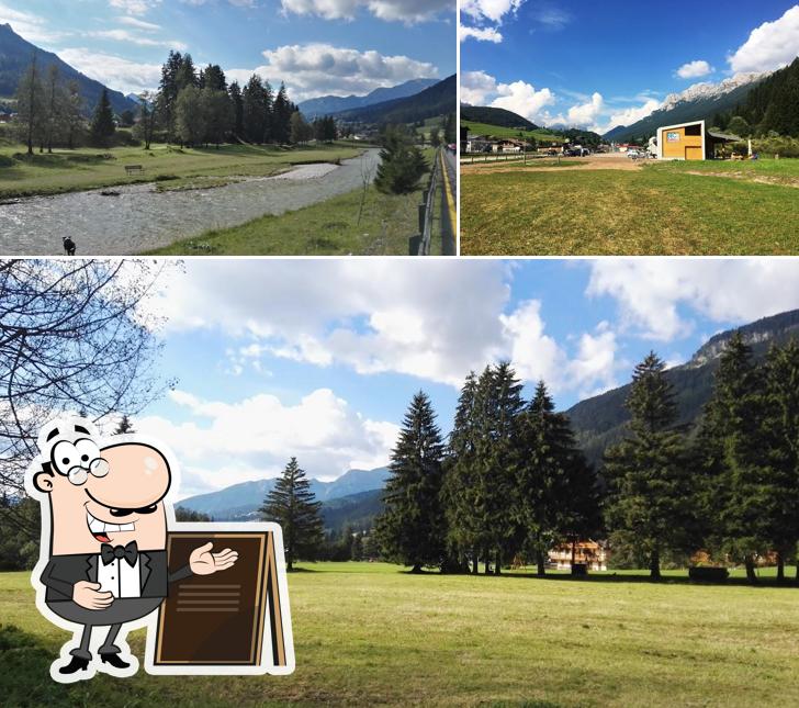Puoi goderti l'aria fresca dal dehors di BiciGrill - Moena