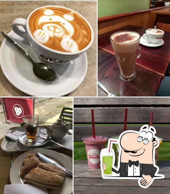 Disfrutra de tu bebida favorita en Costa Coffee