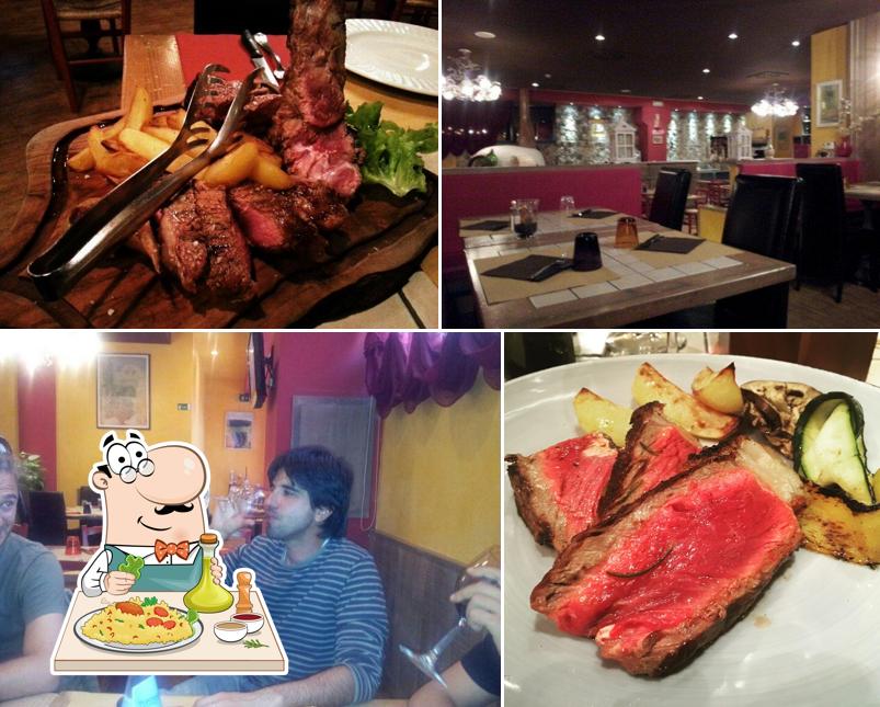 La foto della cibo e interni di Ristorante Pizzeria Donchisciotte