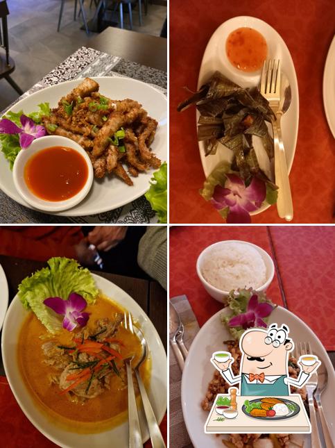 Жареные кальмары в "Oriental Thai Restaurant"