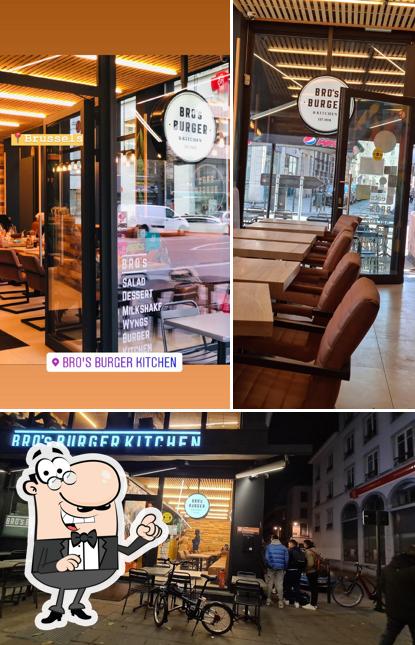 L'intérieur de Bro's Burger Kitchen Bruxelles