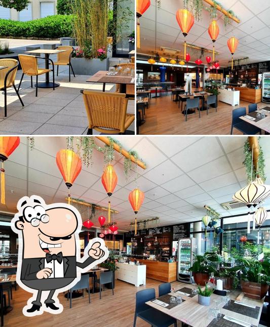 Gli interni di Gingembre café,restaurant