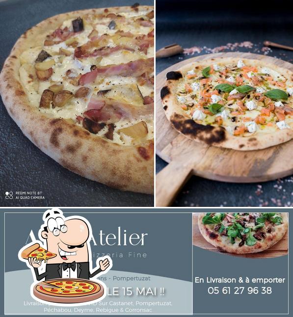 Prenez des pizzas à L'Atelier - Pizzeria Fine