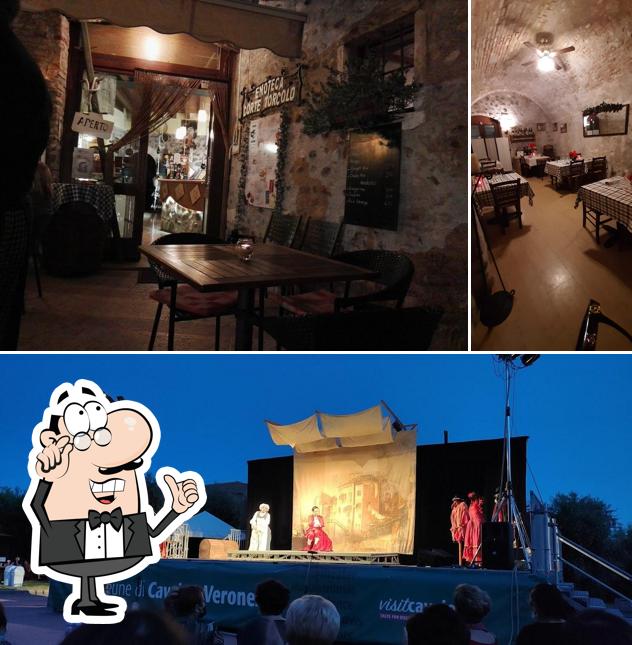 Gli interni di Tavernetta Corte Torcolo